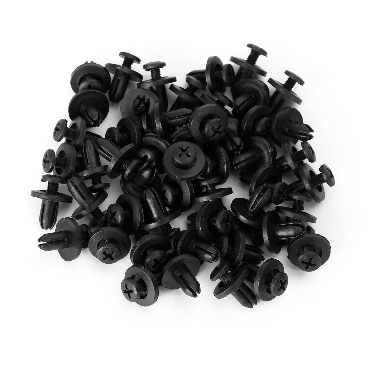 50x 6mm Fairing Clip Screw Rivets Panel Trim For Suzuki GSX, Burgman, V-Strom