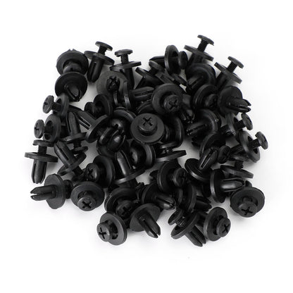 50x 6mm Fairing Clip Screw Rivets Panel Trim For Suzuki GSX, Burgman, V-Strom