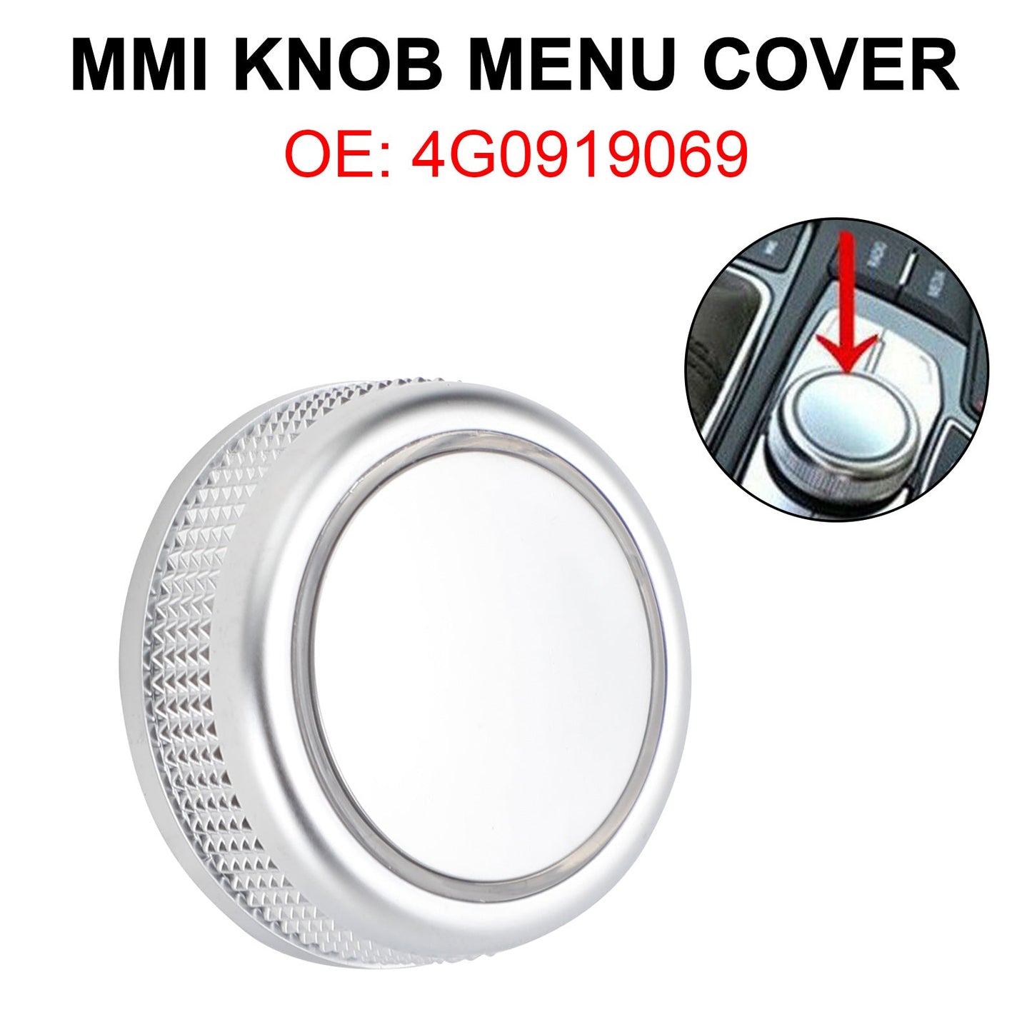 4G0919069 MMI Control Knob Rotary Menu Navigation for Audi A6 C7 A7 RS6