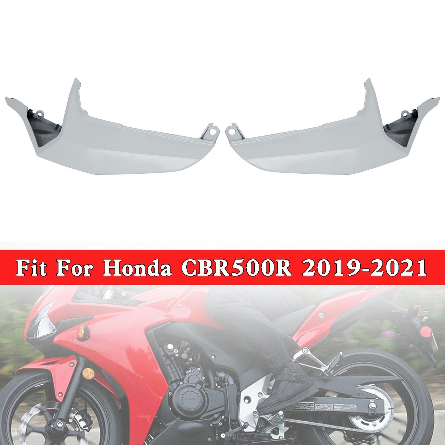 Rear Upper Tail Side Cover Fairing Cowl For Honda CBR500R 2019-2021