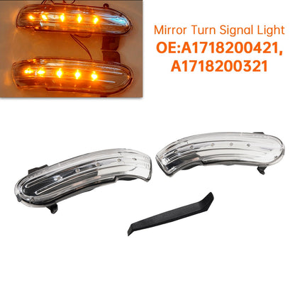 2008 Mercedes-Benz SLK R171 W171 R230 W230 Clear Led Sequential Side Mirror Turn Signal Light A1718200421