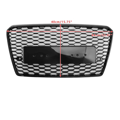 RS7 Style Honeycomb Sport Mesh Hex Grill Grille Fit Audi A7/S7 2010-2015 Black