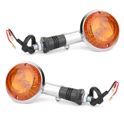 Turn Indicator Signal Fit For Yamaha XV750 VIRAGO 86-98 XV1100 89-99 XV250 94-12 Amber Champoo