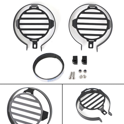 Spot Light Guard Protector Cover Universal Led Black For Cfmoto 800Mt 21-22