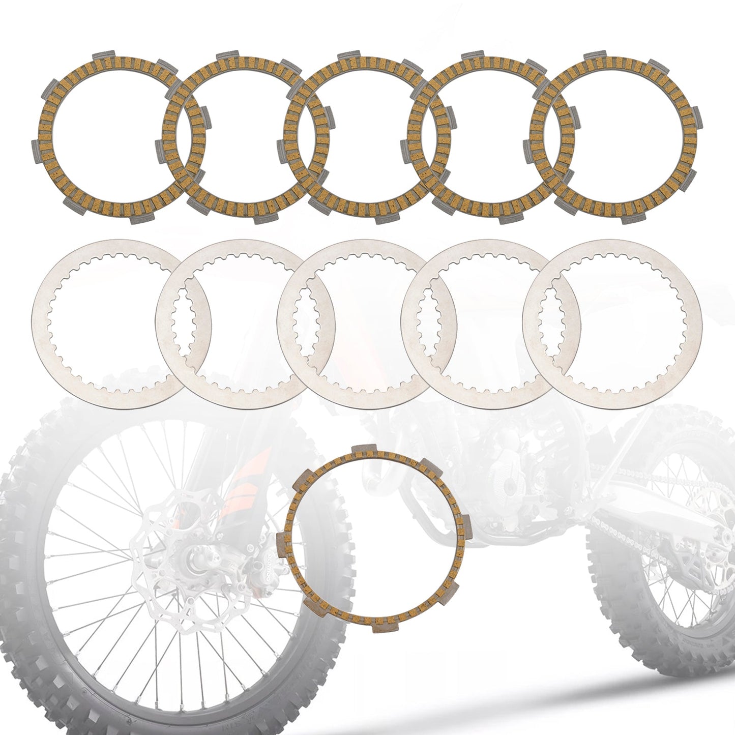 Clutch Friction Plate Kit Set fit for 90132011000 / 90132111000 RC200 2014-2022