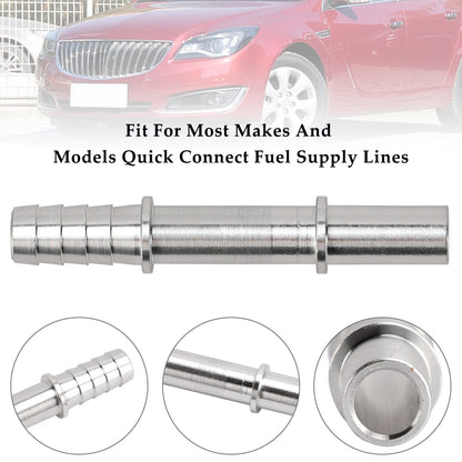 Quick Connect 3/8 Fuel Rail Hose To 3/8 Barb Adapter Fitting AN817-02-06BA