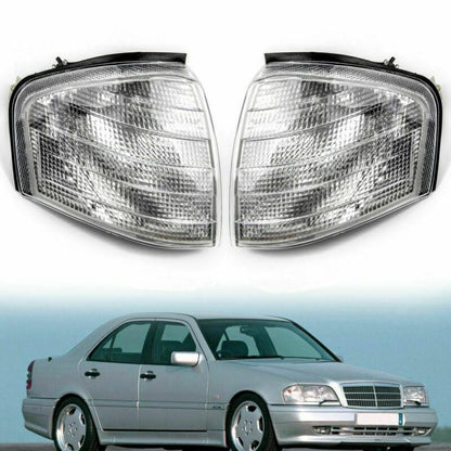 1994-2000 Class C Signal Turn W202 Lamps Lights Corner Mercedes Pair Benz