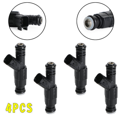4PCS Fuel Injectors 0280156154 1S7G9F593GA fit Ford C-MAX Fiesta Focus Mondeo 1.8L 2.0L