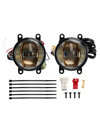 OSRAM Car Light Ledtiving FOG DRL Gold Edition 90MM 6000K LED FOG103-Gold