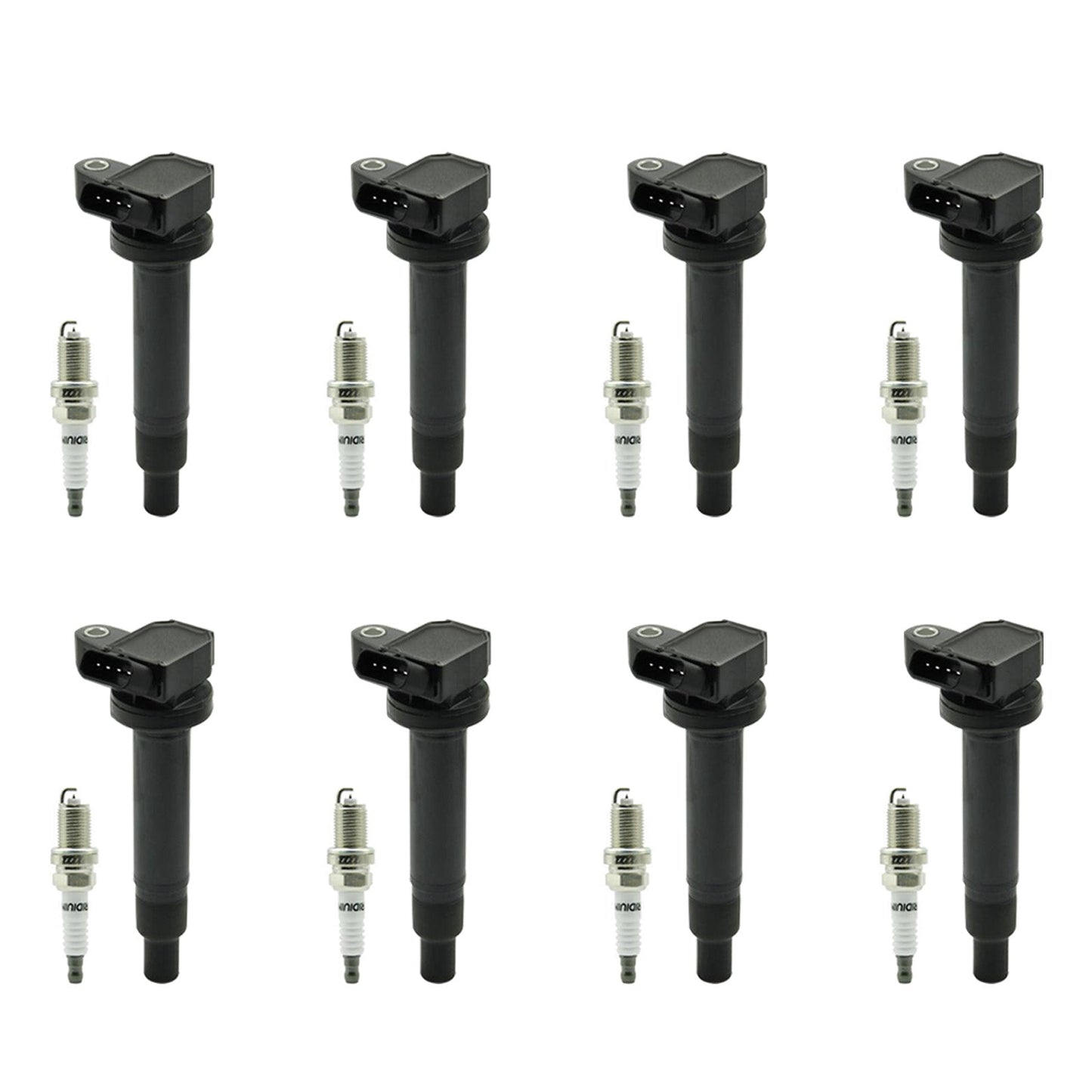 2003-2009 Lexus GX470 4.7L 8PCS Ignition Coil+Spark Plug UF230 90080-91180