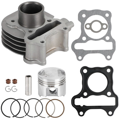 Cylinder Barrel Block Piston Gasket Assy For Suzuki Lets 4 Address V50 V50G