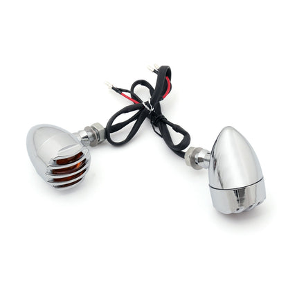 Turn Signal Blinker Indicator For Harley Chopper Sportster Dyna Softail Champoo