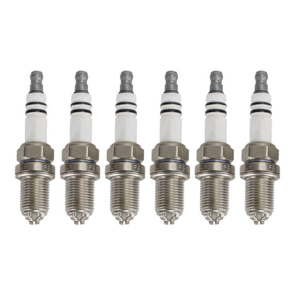 0242236562 6PCS Spark Plugs 12120037608 1435855 12129071003 93190944 for BMW E36 E46 323i 325i 323i 328i 330i E39