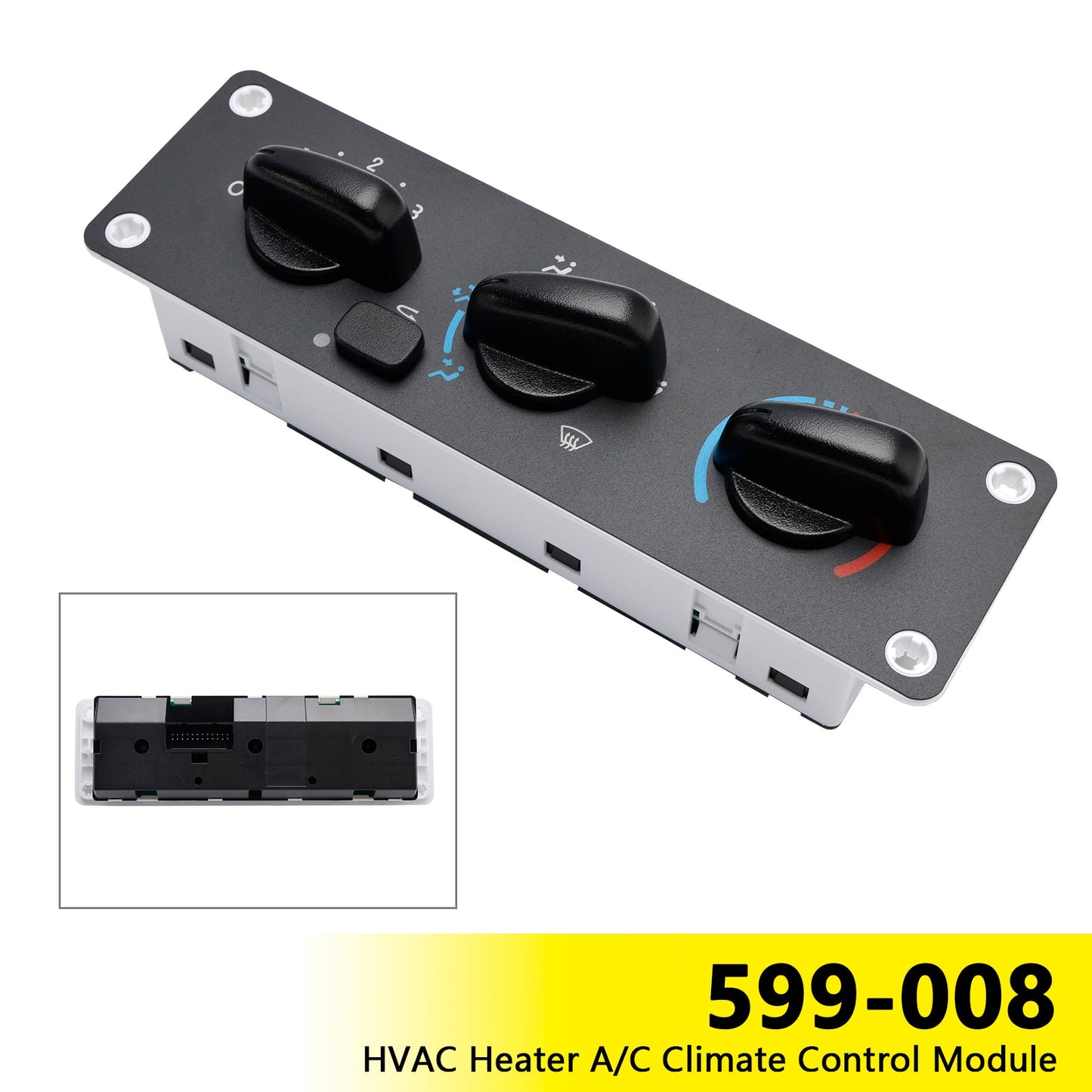 2018-2020 Freightliner S2G HVAC Heater A/C Climate Control Module 599-008