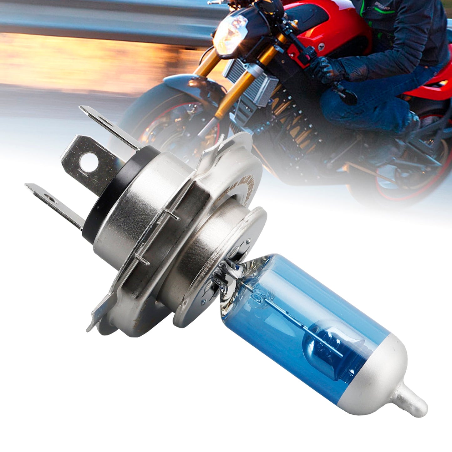 OSRAM Motorcycle Lamp Cool Blue Mega HS1 PX43T 12V 35/35W 4300K 64185CBM