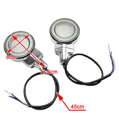 Heritage Softail Classic Touring 99-23 LED Flat Front Turn Signal Light Champoo