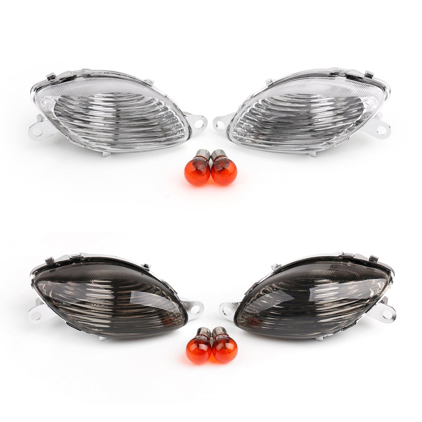 Clear Turn Signals For 1999-2007 Suzuki GSXR 1300 Hayabusa Champoo