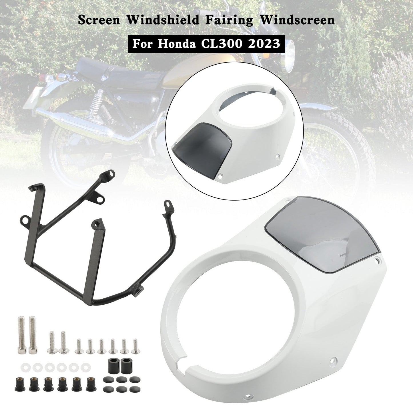 Headlight Windshield Fairing Windscreen For Honda CL300 2023