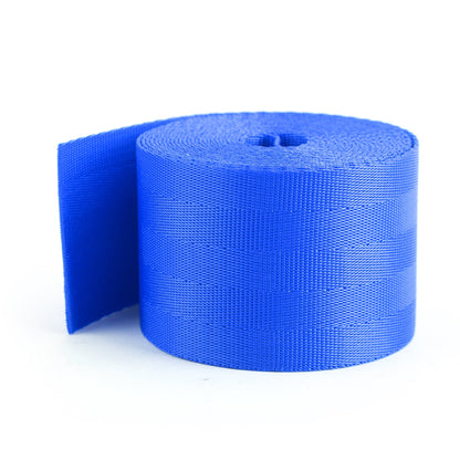 Webbing Polyester Seat Lap Retractable Nylon Safety Strap Blue Car Seat Belt