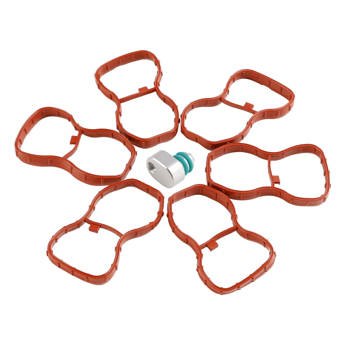 BMW E90-93 F10 F11 F07 X5 X6 N57 6Pcs Intake Manifold Gasket 1167807480 11618511363