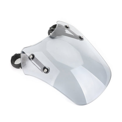 ABS Motorcycle Windscreen Windshield for Harley Dyna Softail Models Gray