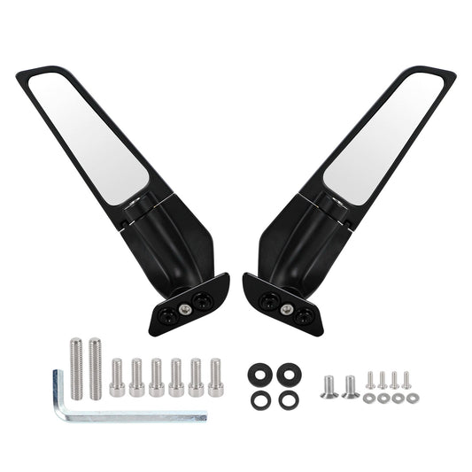2015-2021 Ducati Panigale 1299 959 Adjustable Wing Fin Rearview Mirrors For
