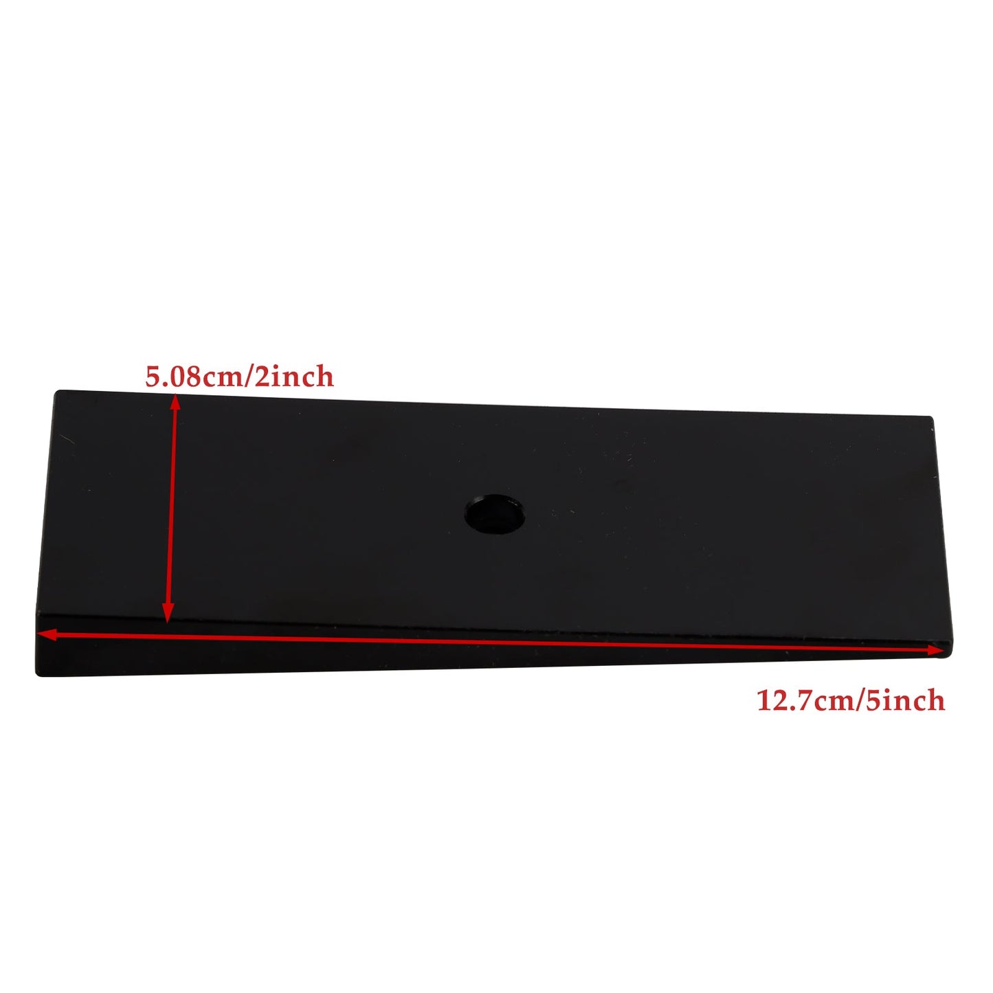 Heavy Duty Machined Steel Leaf Spring Shims for 2" Wide Leaf Springs (4 Degrees)