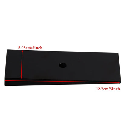 Heavy Duty Machined Steel Leaf Spring Shims for 2" Wide Leaf Springs (4 Degrees)