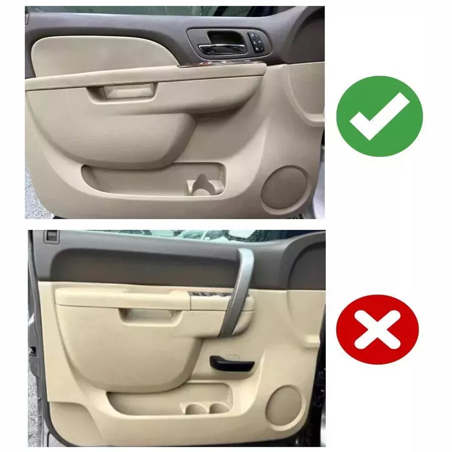 2010-2014 Chevrolet Suburban 1500 Tahoe Front Left Door Armrest Repair Kit Black 27 inch 80994 20920362