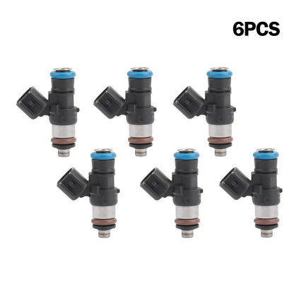 INJ699 FJ1000 6pcs Fuel Injectors 0280158091 foitsr Ford Mercury Mazda Lincoln 3.5L 3.7L CX-9 4G2115 CY01-13-250 842-12353 7T4Z-9F593-B ZZJ1-13-250A CM5165