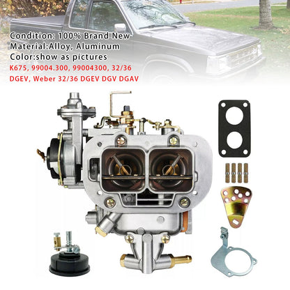Toyota Pickup Celica Corona 20R And 22R Engines Weber 32/36 DGV DGEV DGAV 2 Barrel Carburetor 22680 99004300 32/36 DGEV