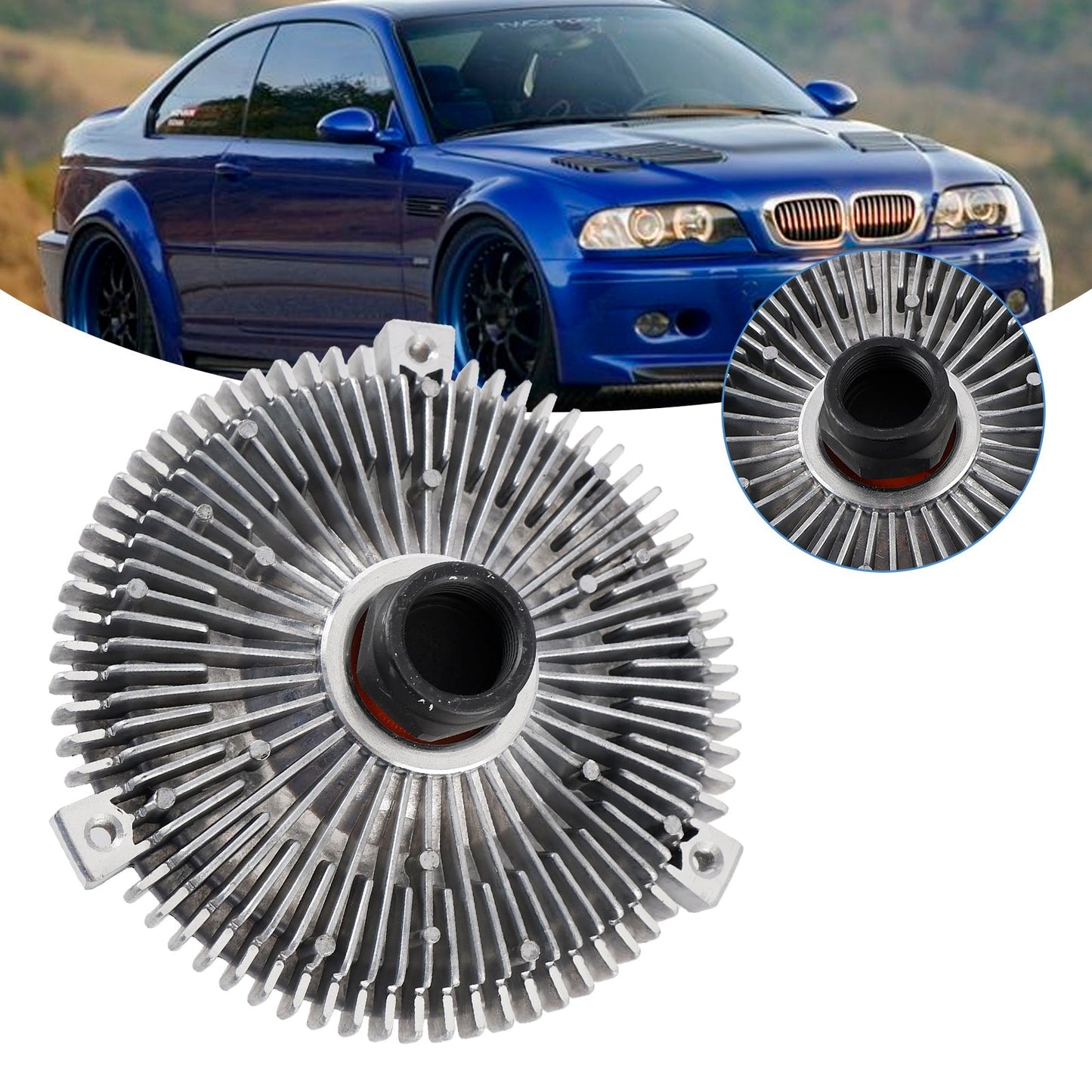 2000-2006 BMW 320 Ci M3 E46 X5 E53 I6 Radiator Cooling Fan Clutch 11521719269