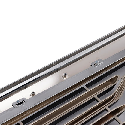 Dodge Ram 1500 2009-2012 Chrome Front Bumper Grill Grille W/ Led Light