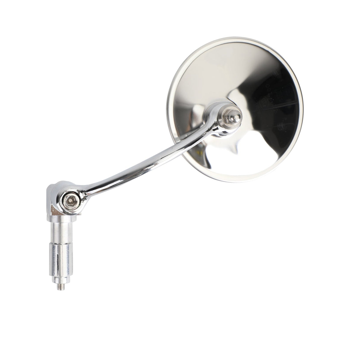 Cafe Racer Cruiser Custom Round Bar End Mirror Rearview Mirrors Chrome