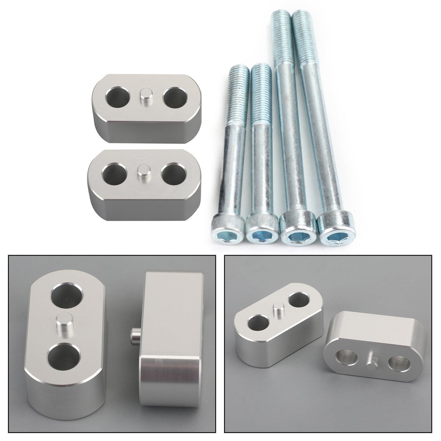 CNC Billet Aluminum HANDLEBAR BAR RISERS Extensions Kit For Triumph Tiger 800/1200 Explorer 2012-2020