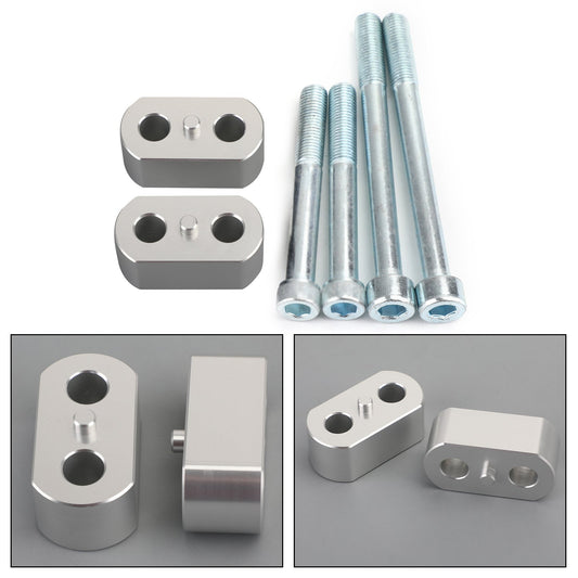 CNC Billet Aluminum HANDLEBAR BAR RISERS Extensions Kit For Triumph Tiger 800/1200 Explorer 2012-2020