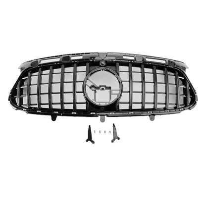 2020-2023 Mercedes Benz GLA-Class H247 GLA250 AMG Line GTR Grill Front Bumper Replacement Black Grille