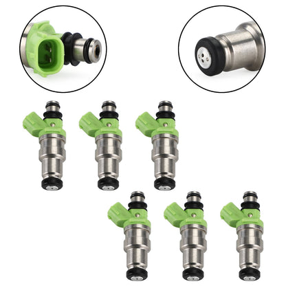1989-1992 Toyota Supra 3.0L 6PCS Fuel Injectors 23250-70080 2320970080