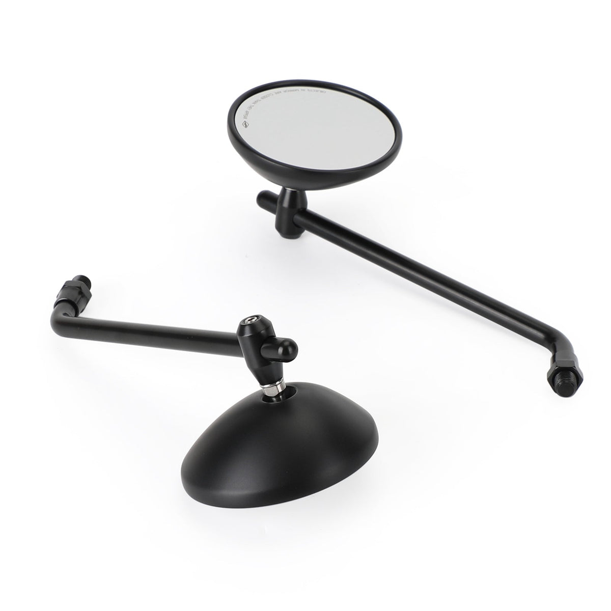Classic Style Right & Left Black Mirror 10mm R/H For Honda CB Shadow Cruiser