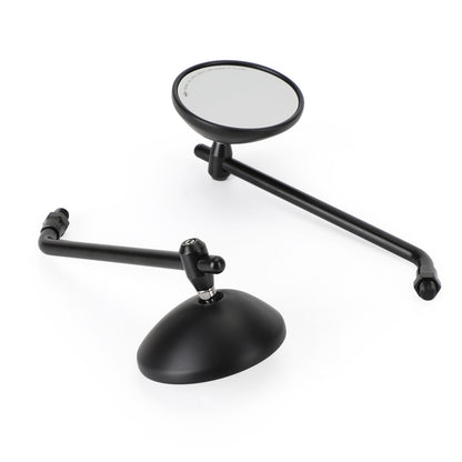 Classic Style Right & Left Black Mirror 10mm R/H For Honda CB Shadow Cruiser