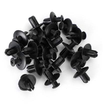 20x 8mm Fairing Clip Screw Rivets Panel Trim for Suzuki GSX, Burgman, V-Strom