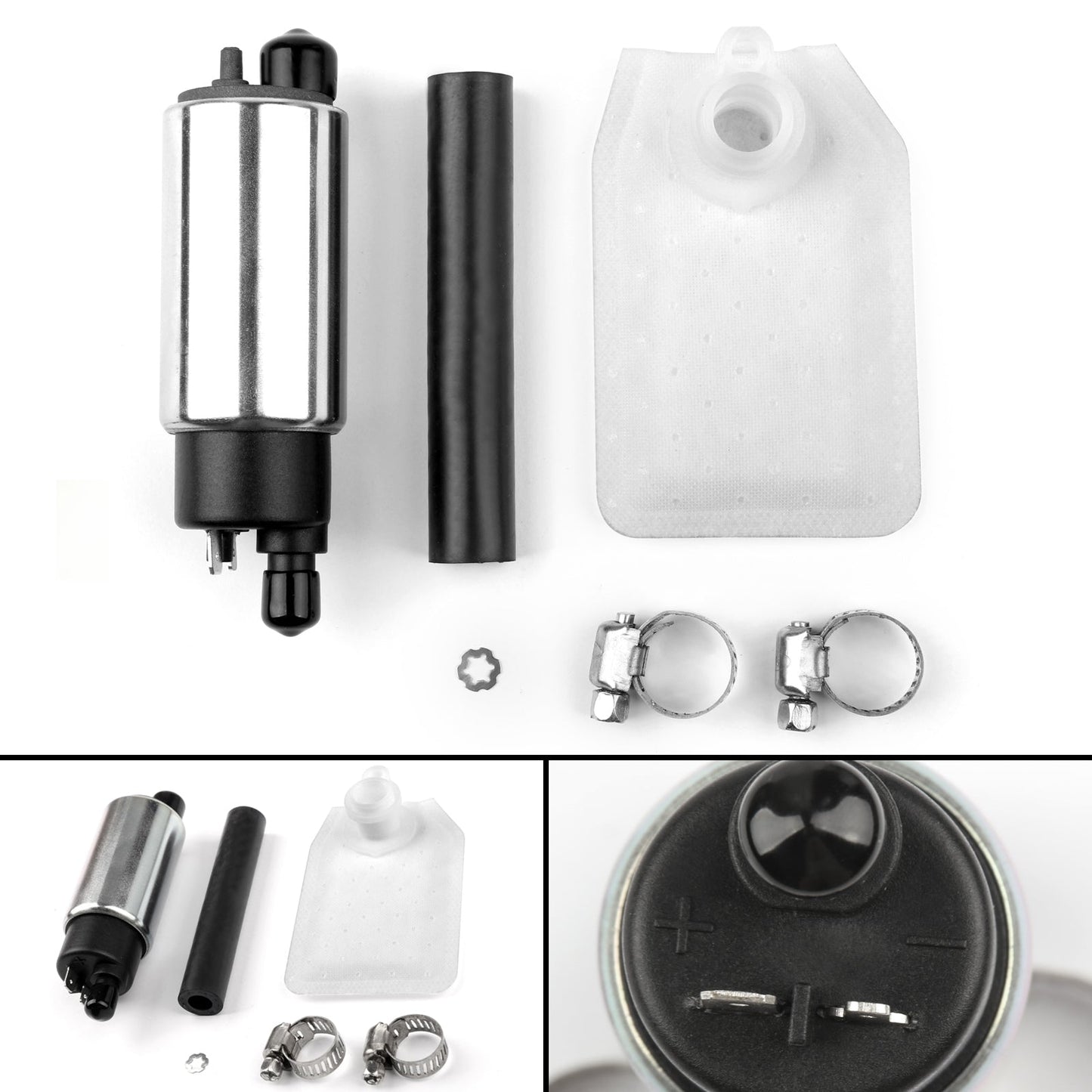 Yamaha Fuel Pump Fit For Yamaha YZF-R15 YZF R15 15-18 MT125 MT-125 15-16 XC125E Vity 2014 XF50 C3 07-10 Silver Champoo