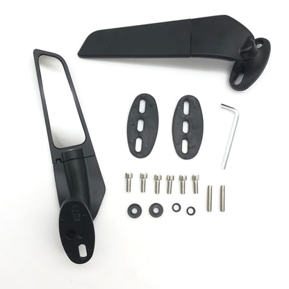 2001-2004 Kawasaki Ninja ZX6R Wing Fin Rearview Mirrors