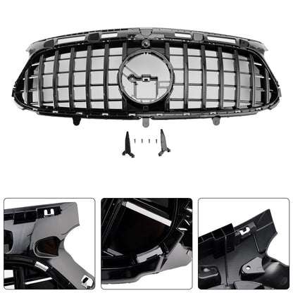 2020-2023 Mercedes Benz GLA-Class H247 GLA250 AMG Line GTR Grill Front Bumper Replacement Black Grille
