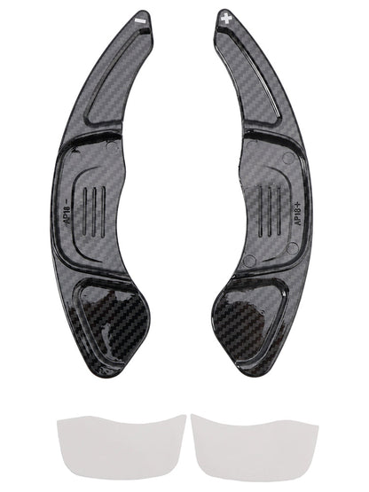 2015-2021 Volkswagen Jetta GTI Carbon Look Steering Wheel Paddle Shifter Extension Covers
