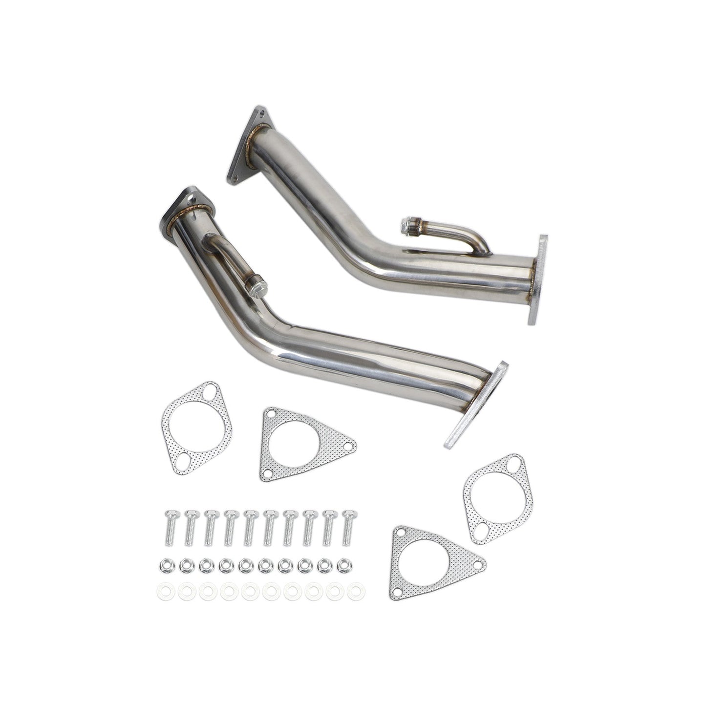 2.5" Test Pipes Exhaust DownPipe For Nissan 370Z Infiniti G37 Q50 Q60