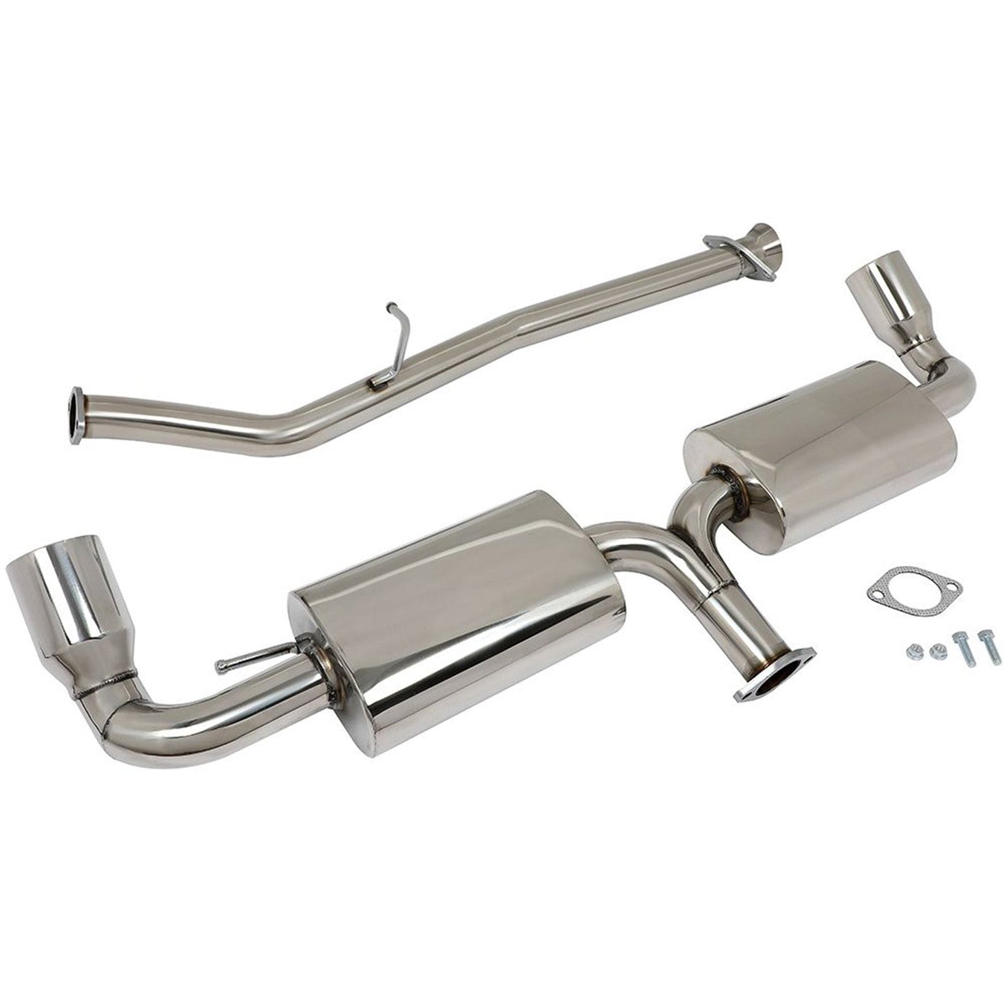 2004-2011 Mazda RX-8 Catback Exhaust System 3.5" Tip Muffler