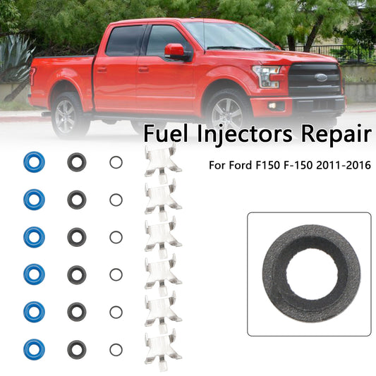 2011-2016 Ford F150 3.5L Turbo EcoBoost 6Pcs Fuel Injector Repair Seal Kit BL3Z9F593B CM5202