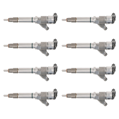 8PCS Fuel Injector 0986435504 Fit GMC Fit Chevy 6.6L Duramax LLY 2004.5-2005