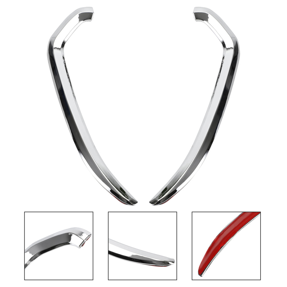 Chrome Fairing Vertical Vent Trim For Honda Goldwing 1800 GL1800 2018-2021 2019